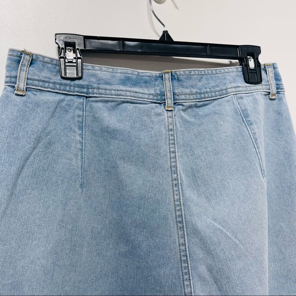 BDG Urban Outfitters High Waist Super-Wide Leg Jeans Size 34 Light Wash - Picture 14 of 14